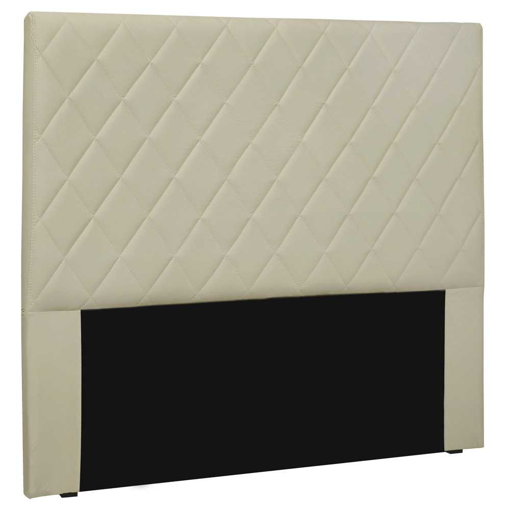 Cabeceira Estofada Cama Box Casal Queen Size Esmeralda 160cm Corano Bege - Desk Design