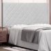 Cabeceira Estofada Cama Box Casal Queen Size Esmeralda 160cm Corano Branco - Desk Design