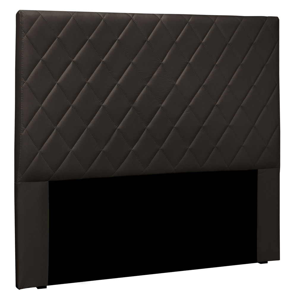 Cabeceira Estofada Cama Box Casal Queen Size Esmeralda 160cm Corano Marrom - Desk Design