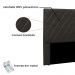 Cabeceira Estofada Cama Box Casal Queen Size Esmeralda 160cm Corano Marrom - Desk Design