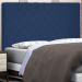 Cabeceira Estofada Cama Box Casal Queen Size Esmeralda 160cm Suede Azul Marinho - Desk Design