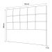 Cabeceira Estofada Cama Box Casal Queen Size Fiorella 160cm Corino Branco - Desk Design