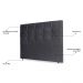 Cabeceira Estofada Cama Box Casal Queen Size Fiorella 160cm Suede Cinza - Desk Design