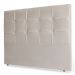 Cabeceira Estofada Cama Box Casal Queen Size Fiorella 160cm Suede Marfim - Desk Design