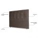 Cabeceira Estofada Cama Box Casal Queen Size Fiorella 160cm Suede Marrom - Desk Design