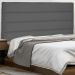 Cabeceira Estofada Cama Box Casal Queen Size La Italian 160cm Suede Cinza - Desk Design