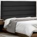 Cabeceira Estofada Cama Box Casal Queen Size La Italian 160cm Suede Preto - Desk Design