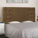 Cabeceira Estofada Cama Box Casal Queen Size Monreale 160cm Suede Caramelo - Desk Design