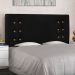 Cabeceira Estofada Cama Box Casal Queen Size Monreale 160cm Suede Preto - Desk Design