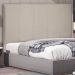 Cabeceira Estofada Cama Box Casal Queen Size Ravenna 160cm Suede Bege - Desk Design