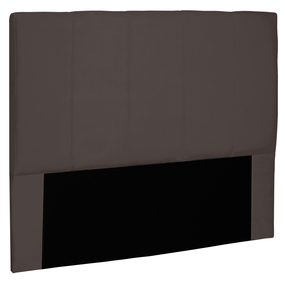 Cabeceira Estofada Cama Box Casal Queen Size Ravenna 160cm Suede Café - Desk Design