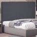 Cabeceira Estofada Cama Box Casal Queen Size Ravenna 160cm Suede Cinza - Desk Design