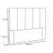 Cabeceira Estofada Cama Box Casal Queen Size Ravenna 160cm Suede Cinza - Desk Design