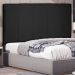 Cabeceira Estofada Cama Box Casal Queen Size Ravenna 160cm Suede Preto - Desk Design