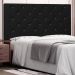Cabeceira Estofada Cama Box Casal Queen Size Tânia 160cm Corano Preto - Desk Design