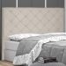 Cabeceira Estofada Cama Box Casal Queen Size Tânia 160cm Suede Bege - Desk Design