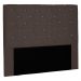 Cabeceira Estofada Cama Box Casal Queen Size Tânia 160cm Suede Café - Desk Design