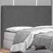 Cabeceira Estofada Cama Box Casal Queen Size Tânia 160cm Suede Cinza - Desk Design