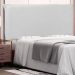 Cabeceira Estofada Cama Box Casal Queen Size Veneza 160cm Corano Branco - Desk Design