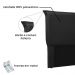 Cabeceira Estofada Cama Box Casal Queen Size Veneza 160cm Corano Preto - Desk Design