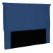 Cabeceira Estofada Cama Box Casal Queen Size Veneza 160cm Suede Azul Marinho - Desk Design