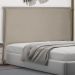 Cabeceira Estofada Cama Box Casal Queen Size Veneza 160cm Suede Bege - Desk Design