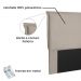 Cabeceira Estofada Cama Box Casal Queen Size Veneza 160cm Suede Bege - Desk Design