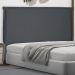 Cabeceira Estofada Cama Box Casal Queen Size Veneza 160cm Suede Cinza - Desk Design