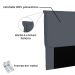 Cabeceira Estofada Cama Box Casal Queen Size Veneza 160cm Suede Cinza - Desk Design