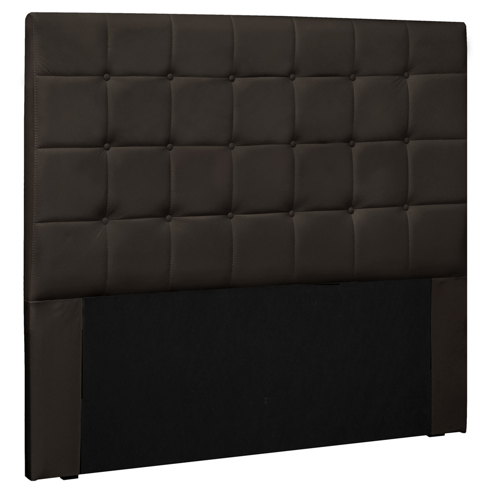 Cabeceira Estofada Cama Box Casal Queen Size Verona 160cm Corano Marrom - Desk Design