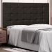 Cabeceira Estofada Cama Box Casal Queen Size Verona 160cm Corano Marrom - Desk Design