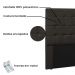 Cabeceira Estofada Cama Box Casal Queen Size Verona 160cm Corano Marrom - Desk Design
