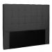 Cabeceira Estofada Cama Box Casal Queen Size Verona 160cm Suede Preto - Desk Design