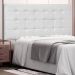 Cabeceira Estofada Cama Box Casal Verona 140cm Corano Branco - Desk Design