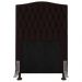 Cabeceira Estofada Cama Box Solteiro Greta 90cm com Frame Corano Marrom - Desk Design