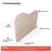 Cabeceira Orgânica Cama Box Casal Padrão Sea 140cm com Frame Bouclé - Desk Design