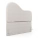 Cabeceira Orgânica Cama Box Casal Padrão Sea 140cm com Frame Bouclé Off White - Desk Design