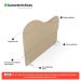 Cabeceira Orgânica Cama Box Casal Padrão Sea 140cm com Frame Suede Bege - Desk Design