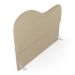 Cabeceira Orgânica Cama Box Casal Padrão Sea 140cm com Frame Suede Bege - Desk Design