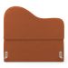Cabeceira Orgânica Cama Box Casal Padrão Sea 140cm com Frame Veludo Terracota - Desk Design