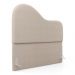 Cabeceira Orgânica Cama Box King Size Sea 195cm com Frame Bouclé Bege - Desk Design