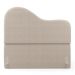 Cabeceira Orgânica Cama Box King Size Sea 195cm com Frame Bouclé Bege - Desk Design