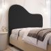 Cabeceira Orgânica Cama Box King Size Sea 195cm com Frame Bouclé Preto - Desk Design