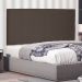 Cabeceira Painel Estofada Cama Box Casal King Ravenna 195cm Suede Caramelo - Desk Design