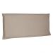 Cabeceira Painel Estofada Cama Box Casal King Veneza 195cm Suede Bege - Desk Design
