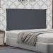 Cabeceira Painel Estofada Cama Box Casal King Veneza 195cm Suede Cinza - Desk Design