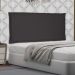 Cabeceira Painel Estofada Cama Box Casal King Veneza 195cm Suede Preto - Desk Design
