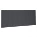 Cabeceira Painel Estofada Cama Box Casal King Verona 195cm Suede Cinza - Desk Design