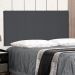 Cabeceira Painel Estofada Cama Box Casal King Verona 195cm Suede Cinza - Desk Design