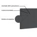 Cabeceira Painel Estofada Cama Box Casal King Verona 195cm Suede Cinza - Desk Design